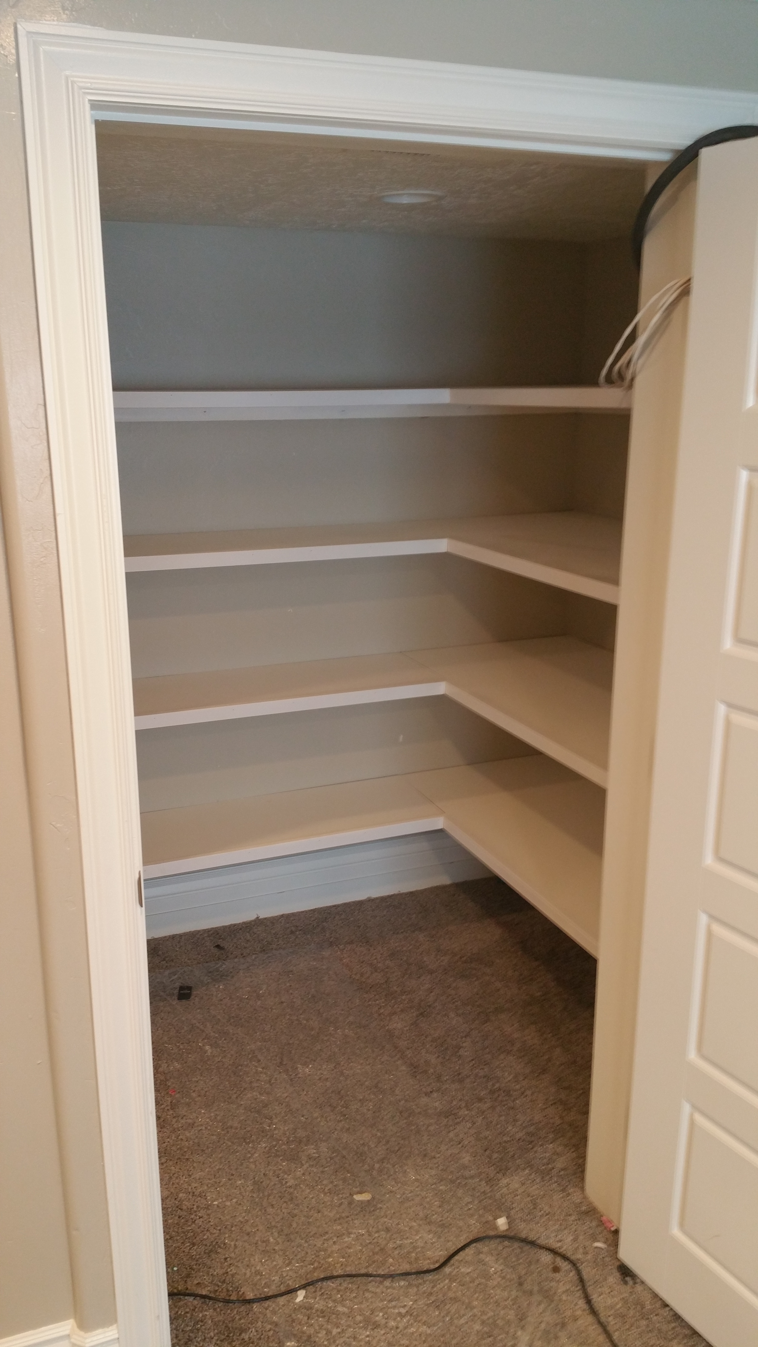 Closets or craft rooms