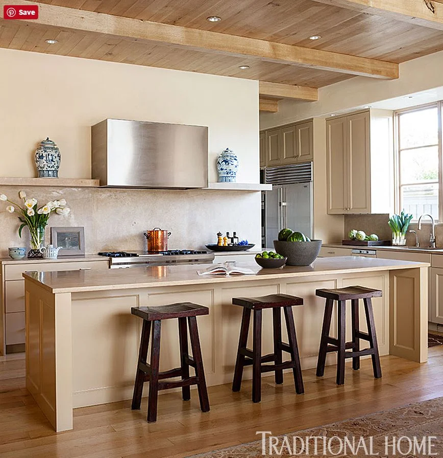 Isn't their kitchen a little surprising also with how much it leans to the modern side?