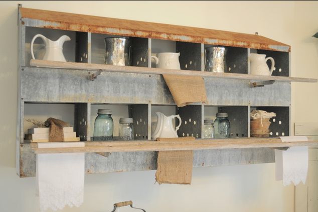 Little nooks and crannies, using rustic elements and repurposing things via HOUZZ