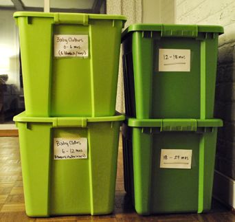 Not a lot of space is wasted in this picture, but you get the idea of how space can be lost. via blogs.babycenter