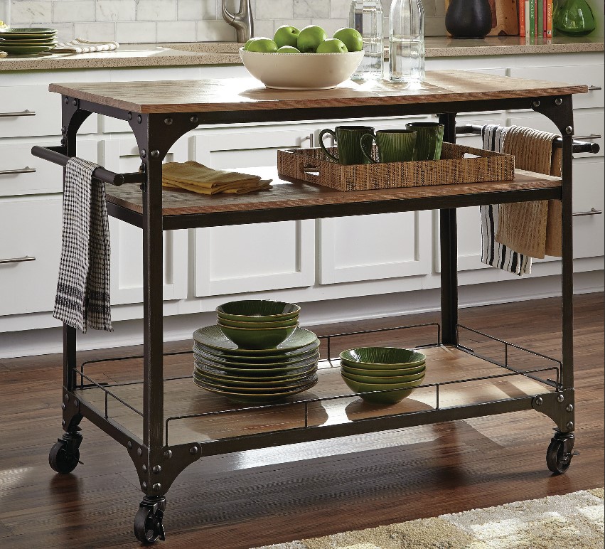 An industrial style via Wayfair
