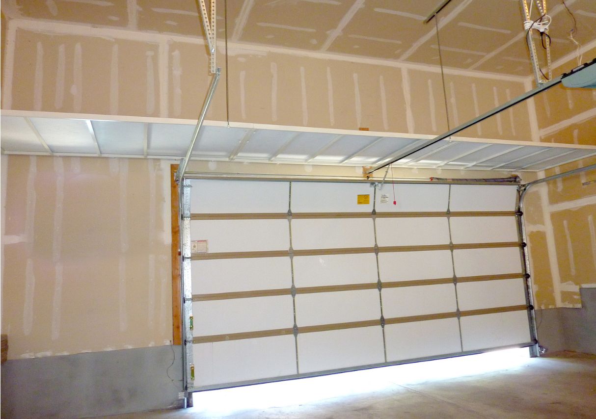We can do continuous overhead shelving from wall to wall. 