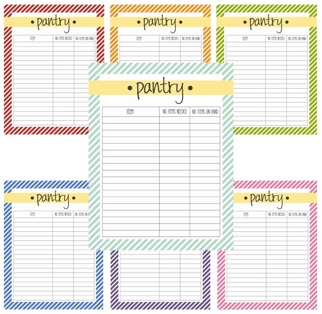 A special thank you for these free printable pantry inventory list in all these colors from live craft eat