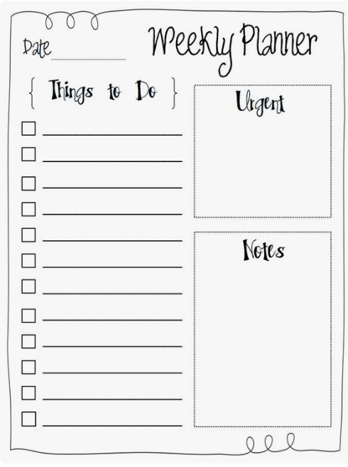 12 Free Printable To Do Lists Create Home Storage