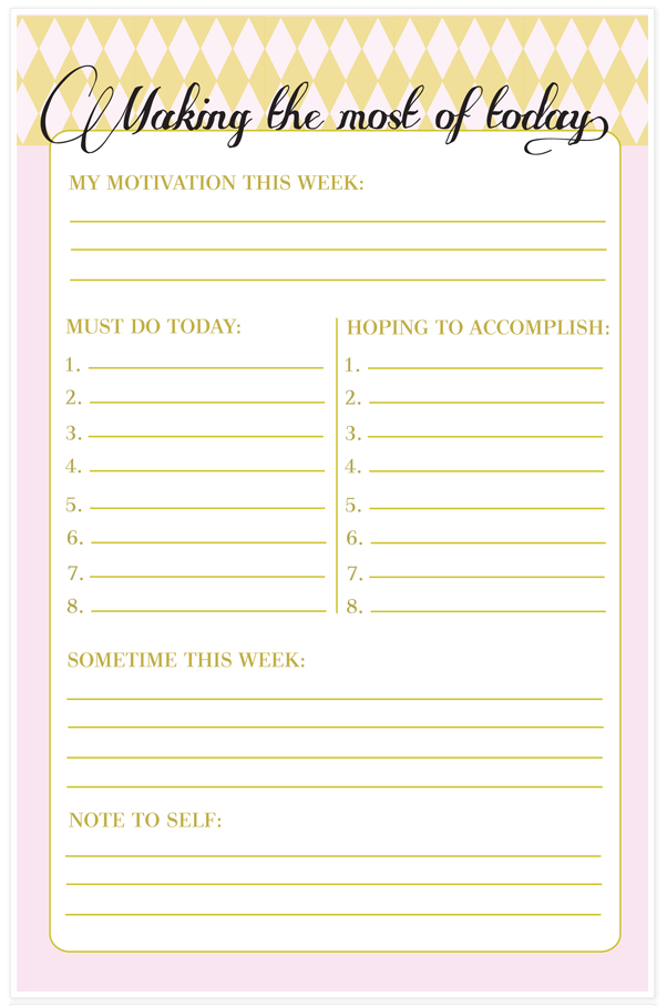 12 free printable to do lists create home storage