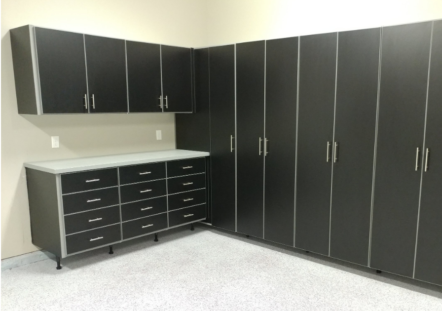 We have custom built cabinets that fit your needs exactly that are reasonably priced to also fit your budget. These are perfect for your garage, laundry room, craft/hobby room, mud room - you name it. That is the best part about being customised!