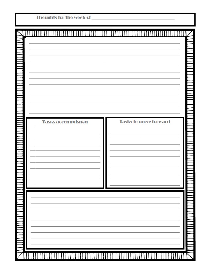 Free Printables For A Powerful Week Create Home Storage