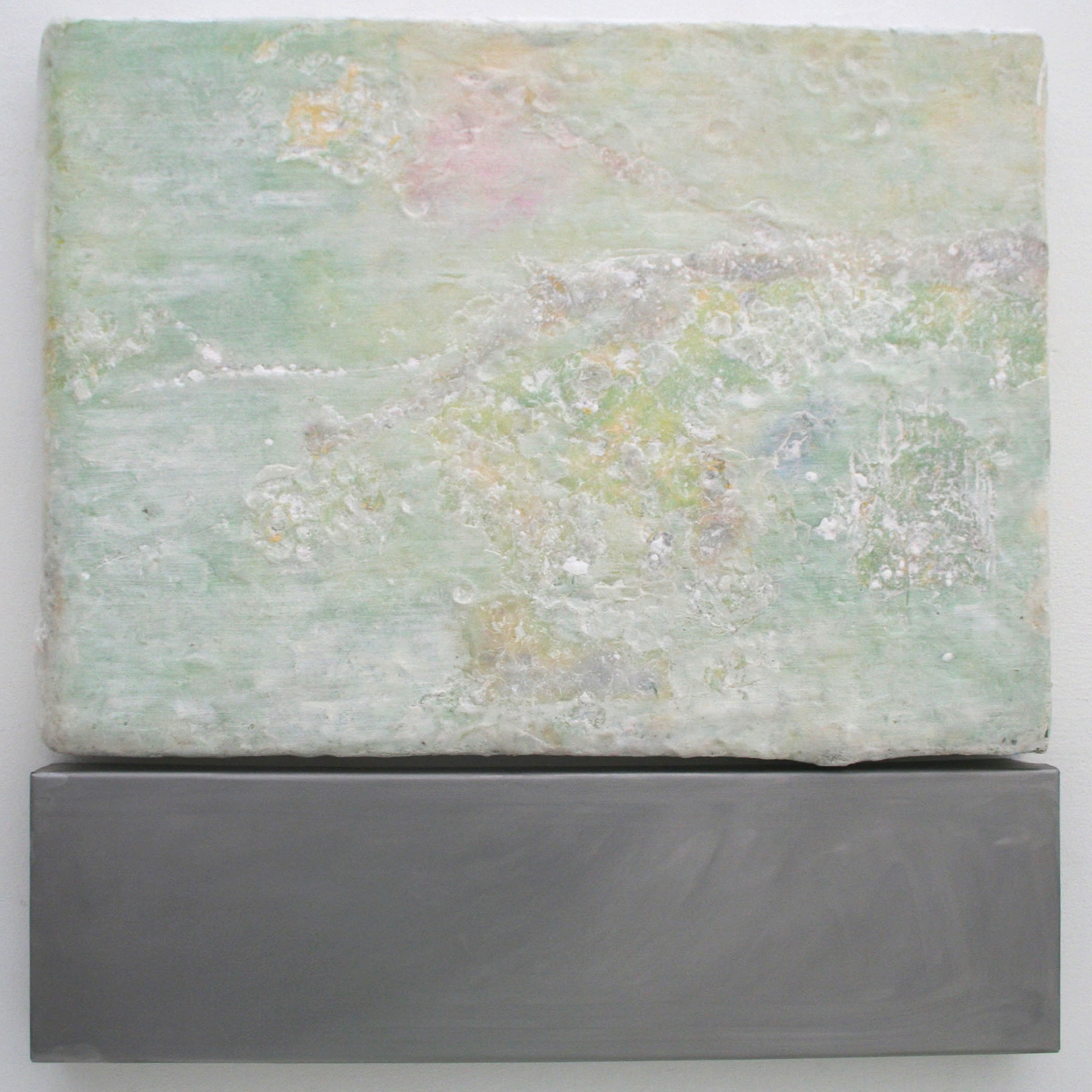 ‘Wax vs Metal’ Connie Harrison 62cm x 62cm Mixed Media SOLD