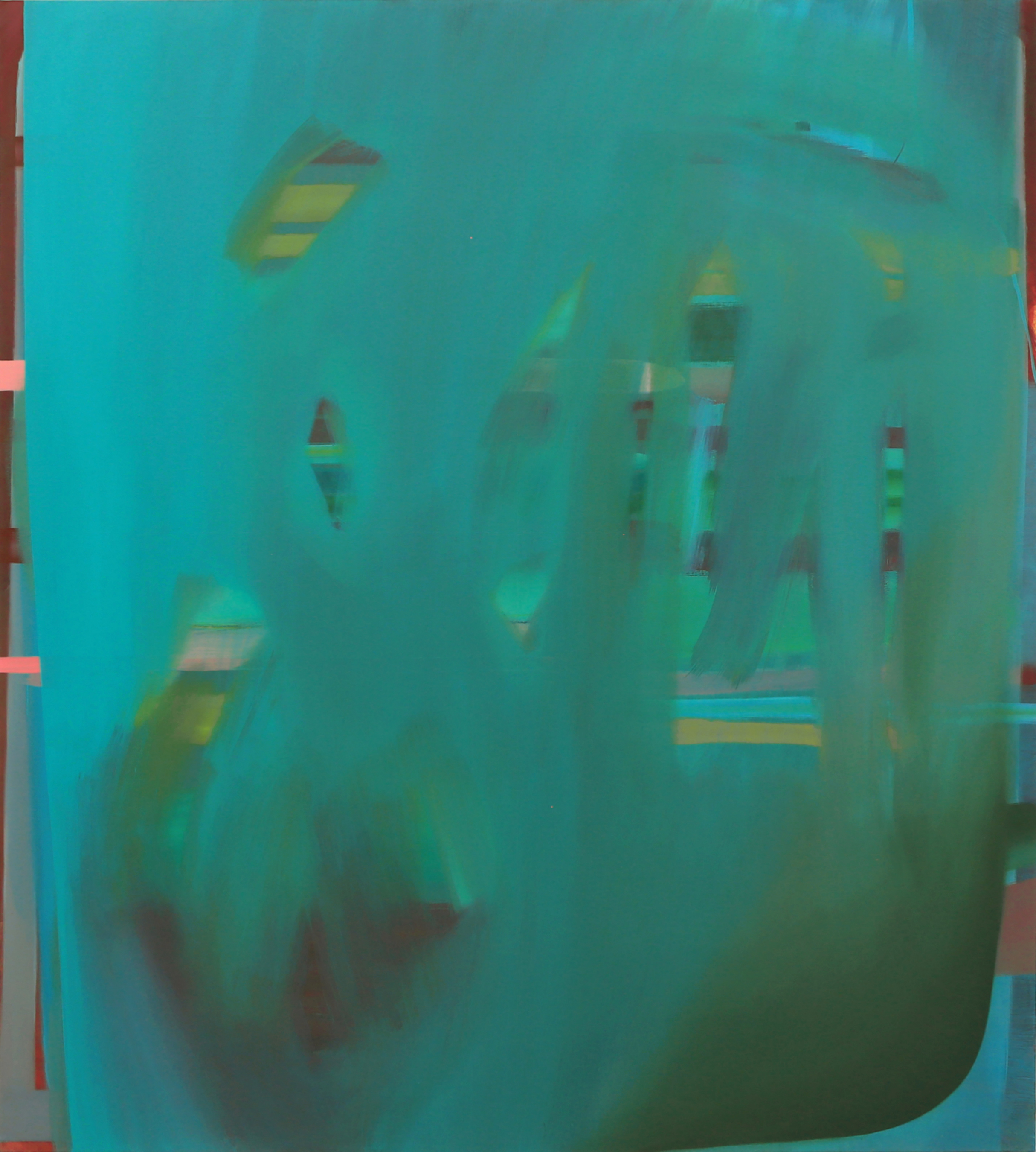 ' With Half-Closed Eyes' Oil on Canvas 200cm x 180cm 2016 £5300