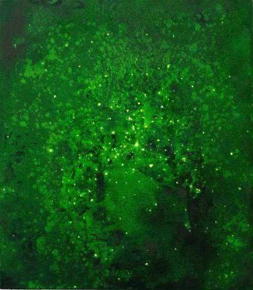 'Night Garden' Oil on Linen 46cm x 40cm 2014 £650