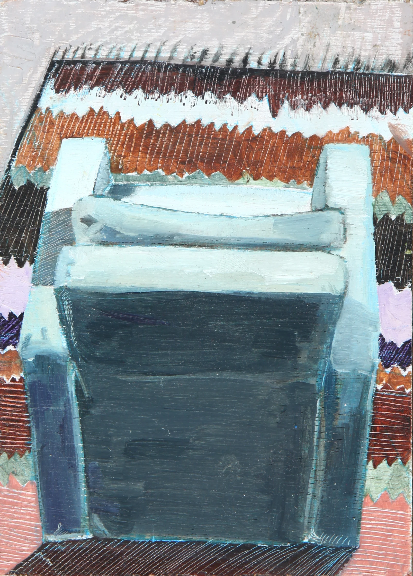 ‘Chair View’ - 2015 7x 10cm Oil on Board Price: £132