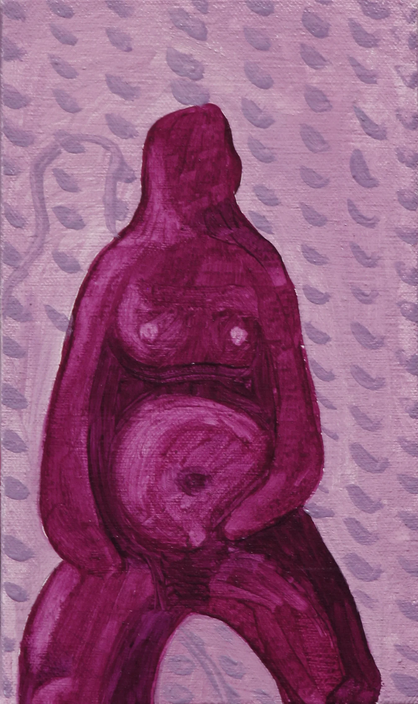 'Man Spread’ - 2017 14x 22cm Oil on Canvas £288