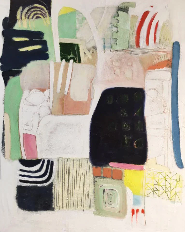 'Clockwork' 80 x 100cm Oil Paint and Wax Paste on Canvas £1,200