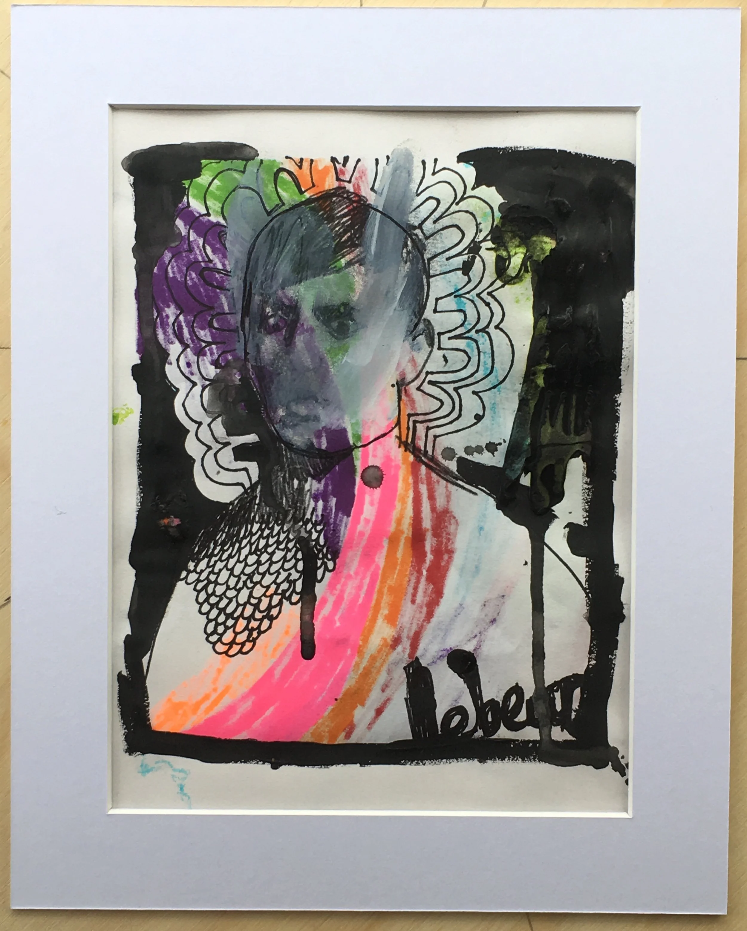 'Drawing 6' Drawing in mount 203x254mm £55.00
