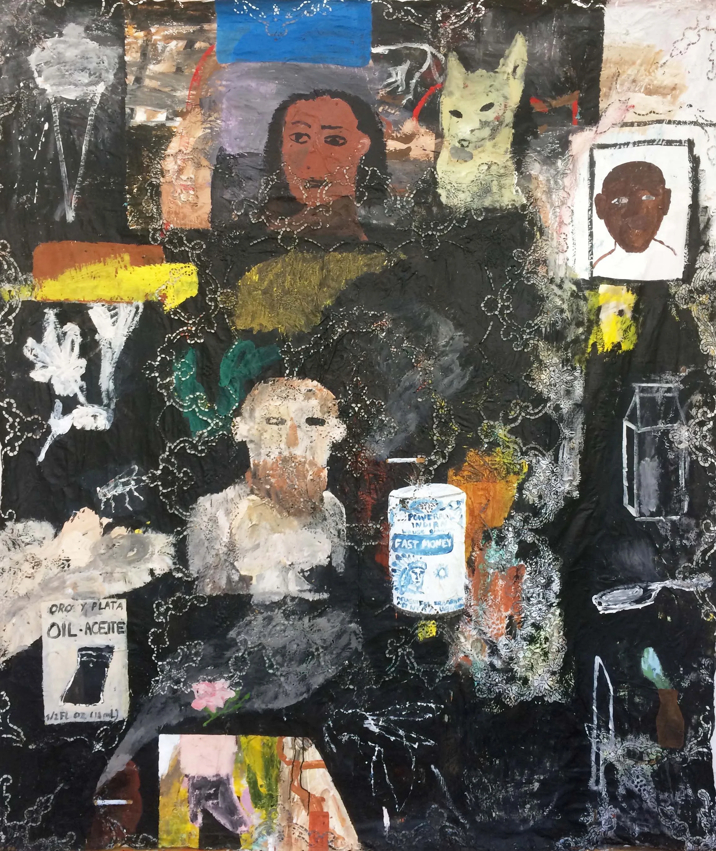 Wasp In The Box, Fast Money Mixed Media 262 x 221cm 2018