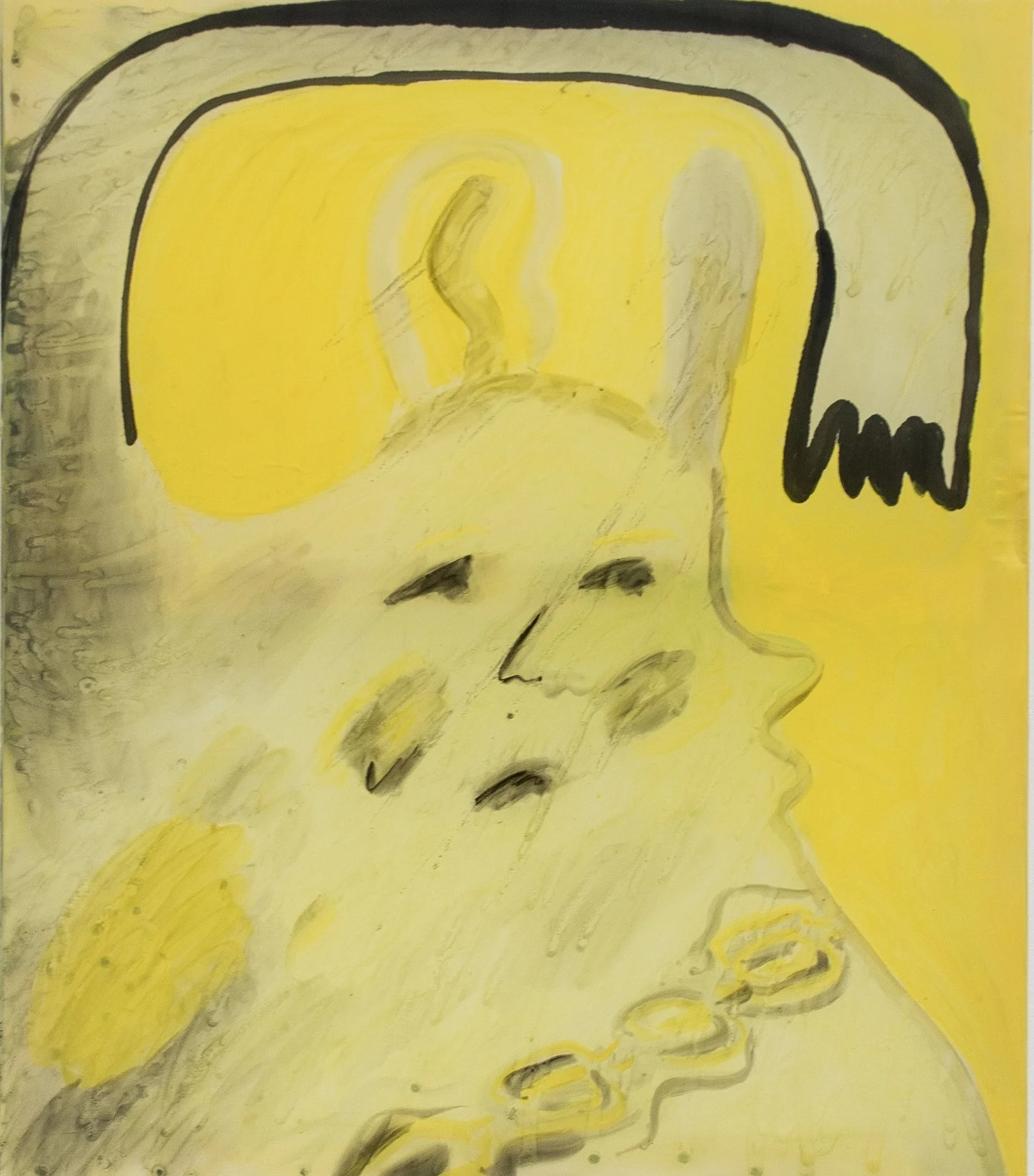 Little Devil II 80 x 60 cm Oil on Transparent Fabric
