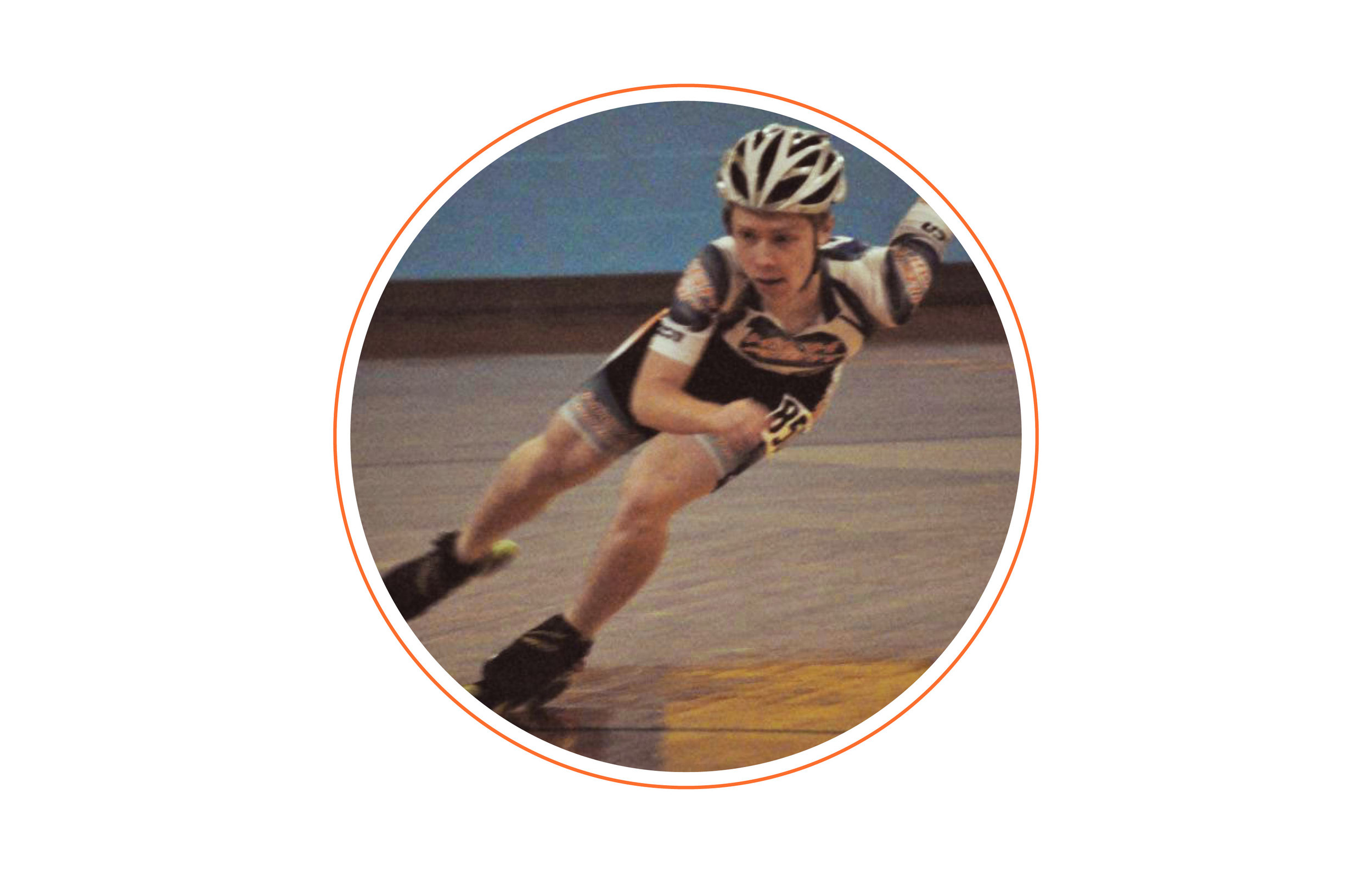 Claim to fame? - Inline speedskating national medalist. I also won “Adobe Design Wars” in college..