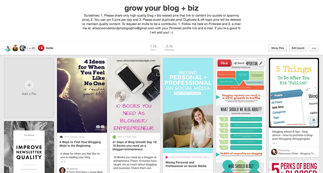 how to grow your pinterest 2