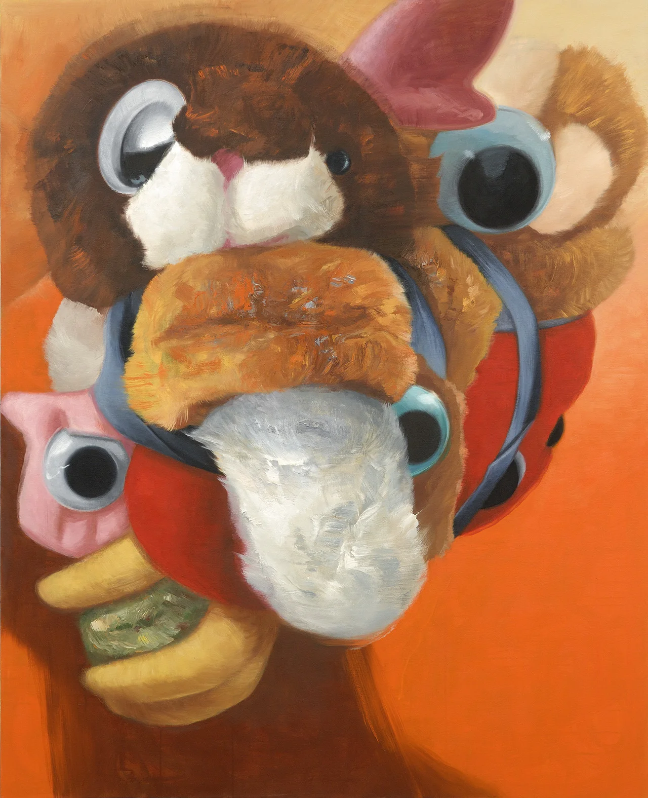Big Big Head , 2010 Oil on canvas, 175 x 142 cm