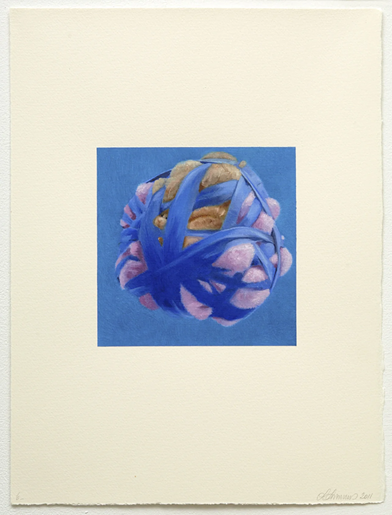Bunny Nova 5 , 2010 Oil on paper, 38 x 28 cm.