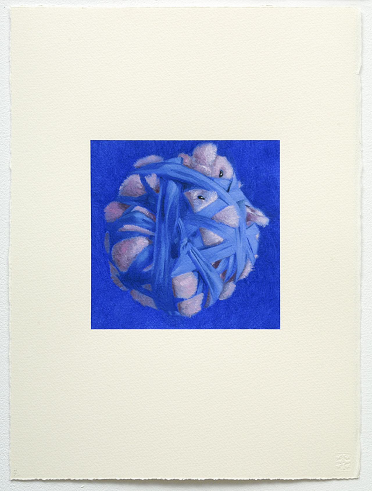 Bunny Nova 6 , 2010 Oil on paper, 38 x 28 cm.