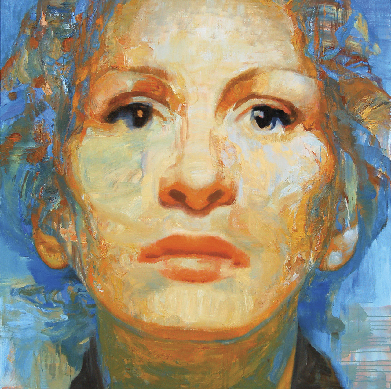 Fugitive 13 , 2007 Oil on canvas, 152 x 152 cm.