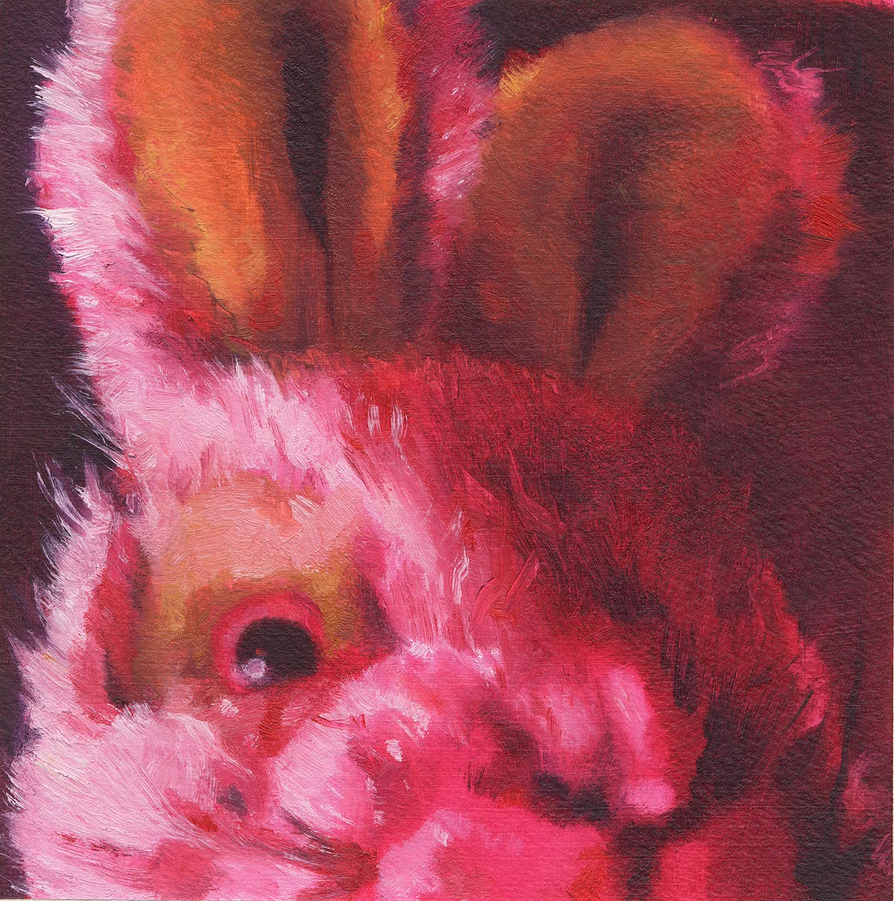 Spectral no. 21 , 2010 Oil on paper, 15.25 x 15.25 cm.