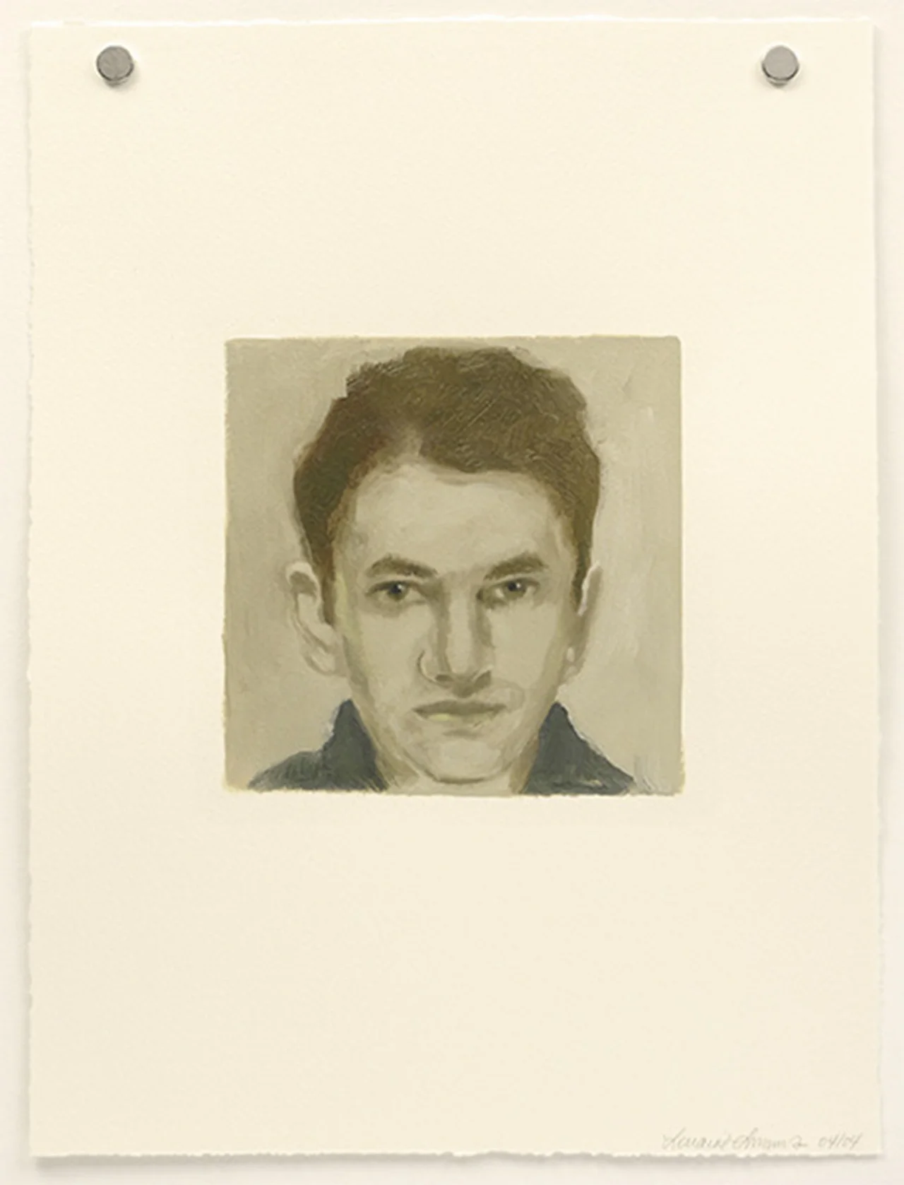 Journal 2 , 2004, oil on paper, 35.5 x 28 cm.