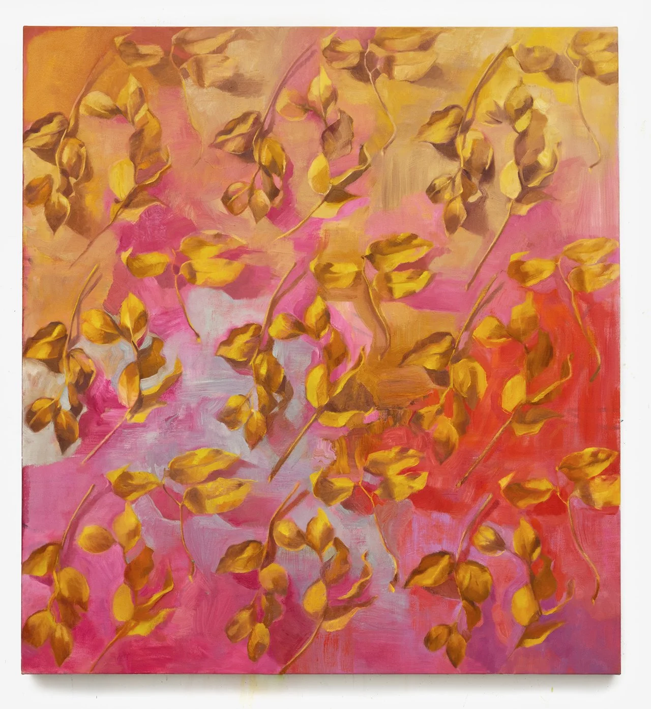   Tesselate , 2023 oil on canvas, 132 × 122 cm (52” × 48”)   