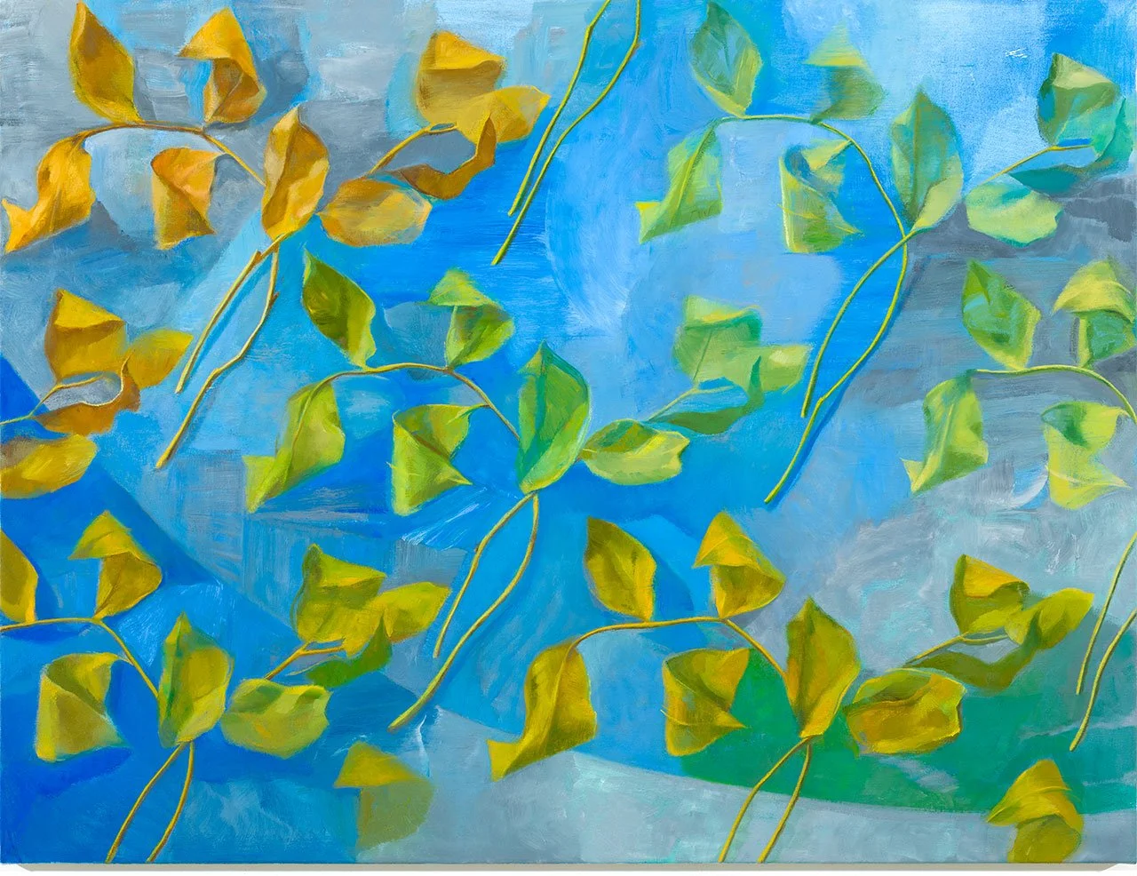   Pendulum , 2025 Oil on canvas, 96.5 x 127 cm / 38” x 50”   