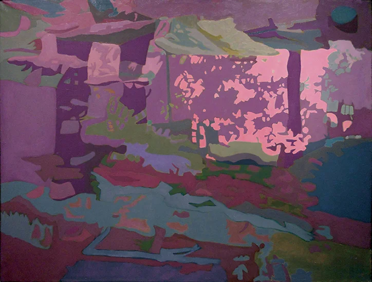Red Reflections , 1992, Oil on Linen, 34"x45"