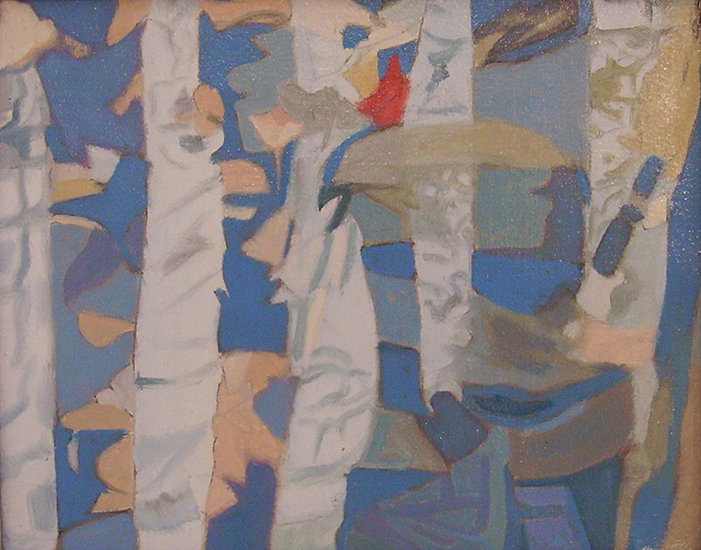 Reflection #1, 1987, Oil on Linen, 8x10