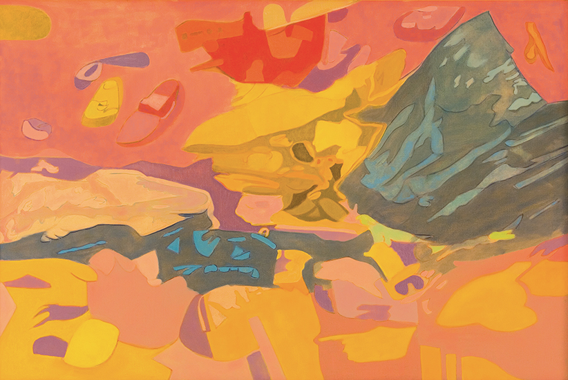 Unbalanced , 1988, Oil on Linen, 40"x60"
