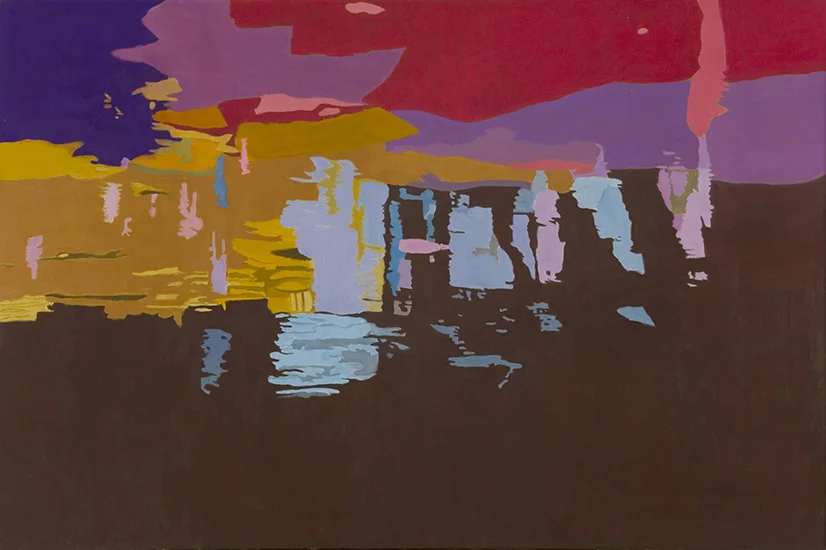 Dark River Bottom , 1997, Oil on Linen, 40" x 60"