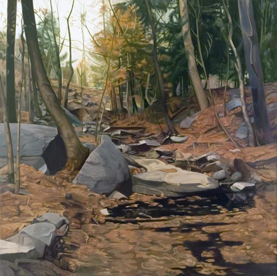 The Stream , 1975, Oil on Linen, 70"x70"