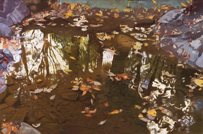 Fall Reflections , 1978, Oil on Linen, 40"x60"