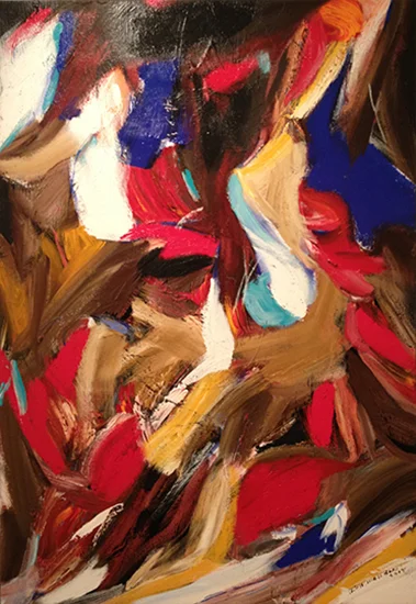 Untitled, 2013, Acrylic on Canvas, 63" x 44"