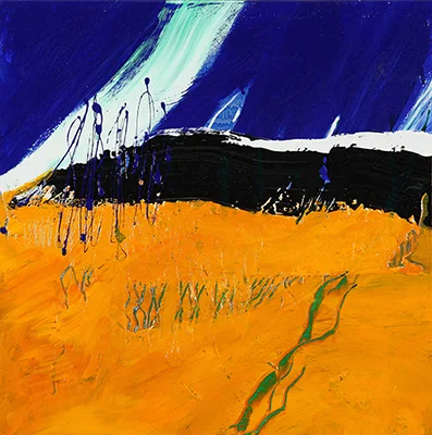 Untitled, 2013, Acrylic on Steel, 18" x 18"