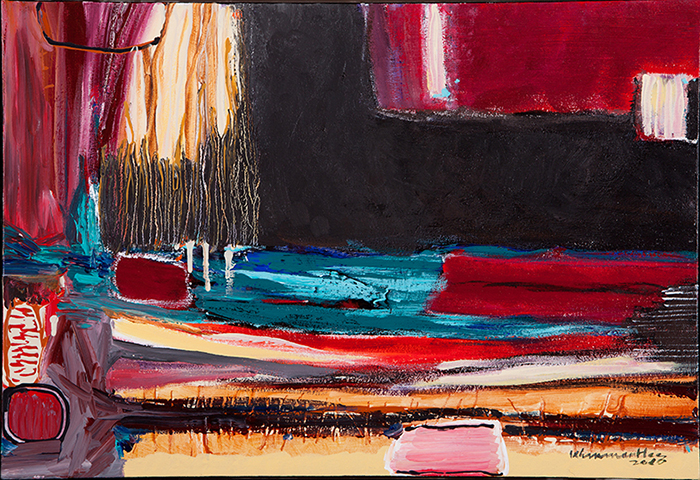 Untitled, 2010, Acrylic on Canvas, 28.6" x 20.9"