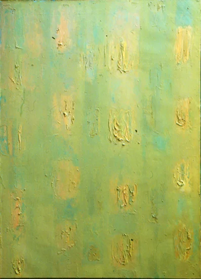 Third Theme , circa 1955, Oil on Linen, 50x36