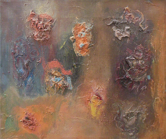Meditation , 1960, Oil on Linen, 12" x 14"