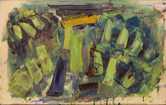    Foliage   , 1955,&nbsp;Oil on Linen, 32” x 20”  