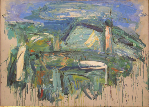    Ruran Scene   , 1955,&nbsp;Oil on Linen, 51” x 36”  