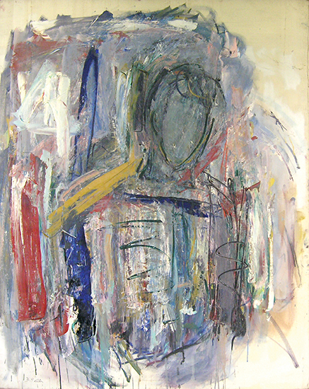    Figure of Young Man   , 1956,&nbsp;Oil on Linen, 39” x 49”  
