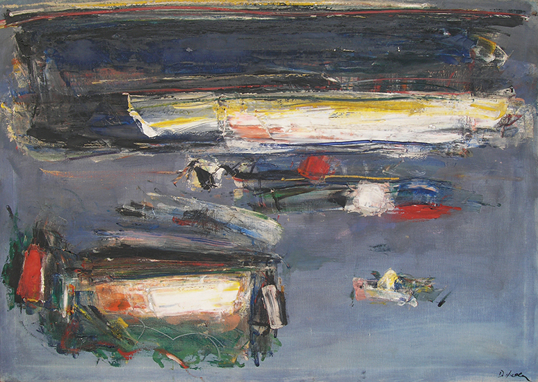    Wind, Sea &amp; Sky (over Vineyard Sound)   , 1957,&nbsp;Oil on Linen, 51” x 36”  