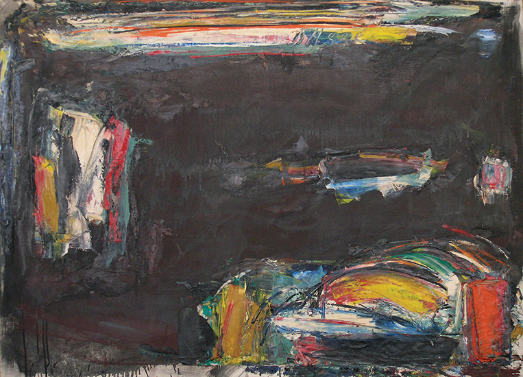    Dark Sea and Sky  , 1958, Oil on linen, 36" x 50" 