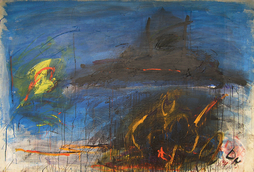    Night Sea Journey  , 1960, Oil on linen, 51" x 75" 