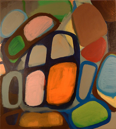 Untitled , 2015, Acrylic on canvas, 40" x 36"