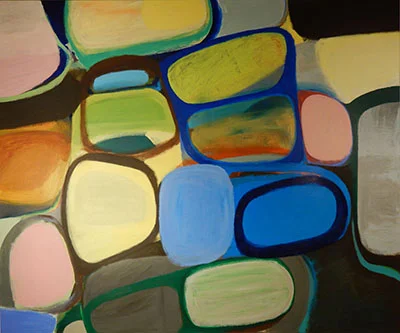 Untitled , 2015, Acrylic on canvas, 60" x 72"