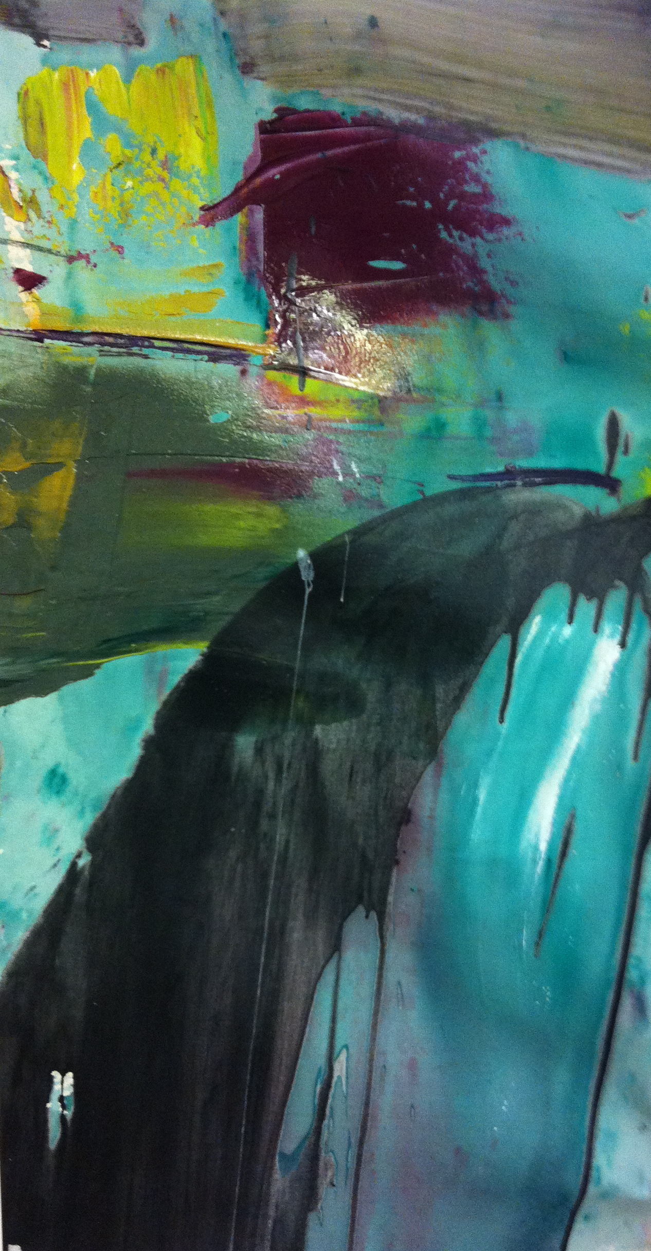 Francine Tint, Spouting, 47" x 23"